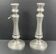 Pair of candlesticks in sitoleux tin 94% - h 27 cm