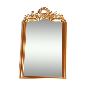 Miroir doré fin XIXème