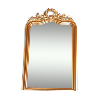 Miroir doré fin XIXème 87x141cm