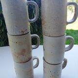 Pyrite stoneware mugs