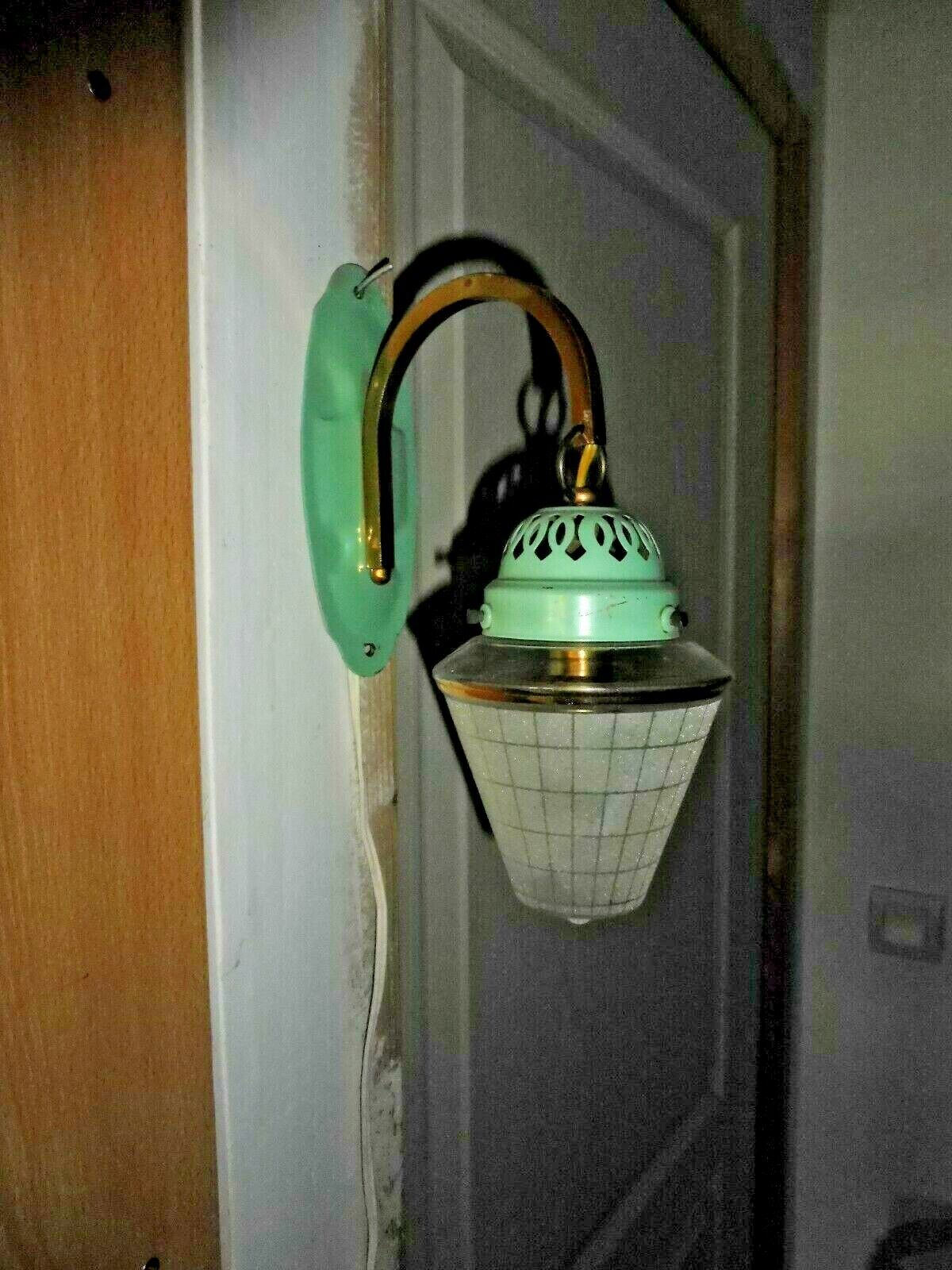 Vintage metal wall lamp