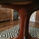 Scandinavian design extendable round table