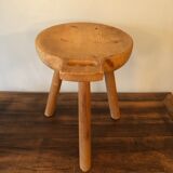 Wooden tripod stool