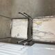 Pair of white marble coffee tables Florence Knoll