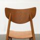 Chaise d'appoint en contreplaqué du milieu du siècle