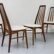 Chaises Eva en Teck par Niels Koefoed pour Koefoeds Hornslet, 1960s, Set de 6