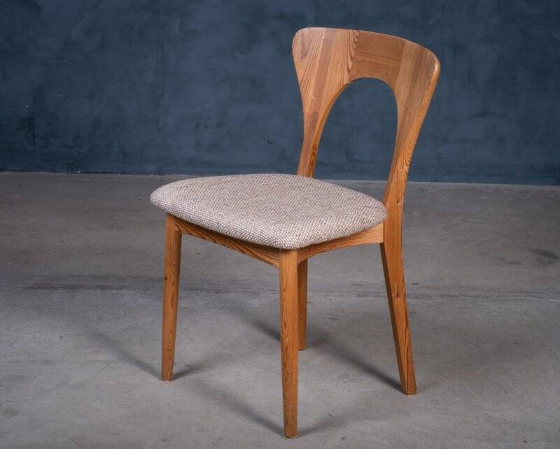 Vintage Danish Peter Chairs by Niels Koefoed, 1970s, Set of 4