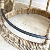 Rattan bar lounge – creation by Roger Coster, Haiti