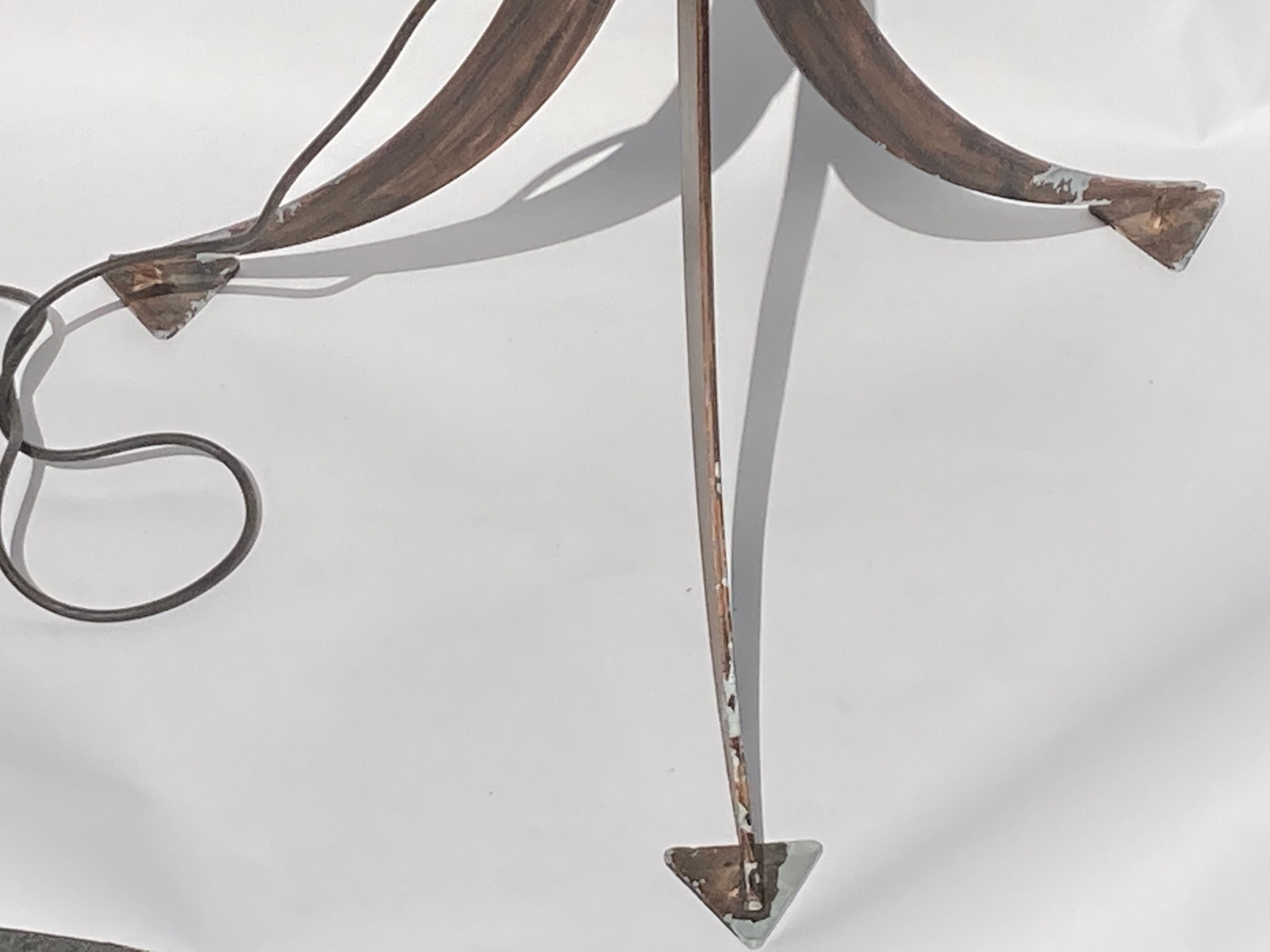 Brutalist tripod floor lamp, Germany 1970s