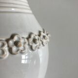 Vase in glazed white earth 1960