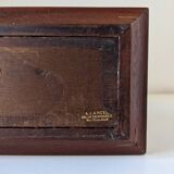 Porte-stylo en bois et laiton
