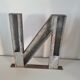 Vintage iron letter N