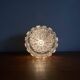 Minimalist glass wall or ceiling light with porthole design, 1970s-1980s