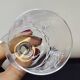 8 antique baccarat crystal wine glasses cut engraved 10742