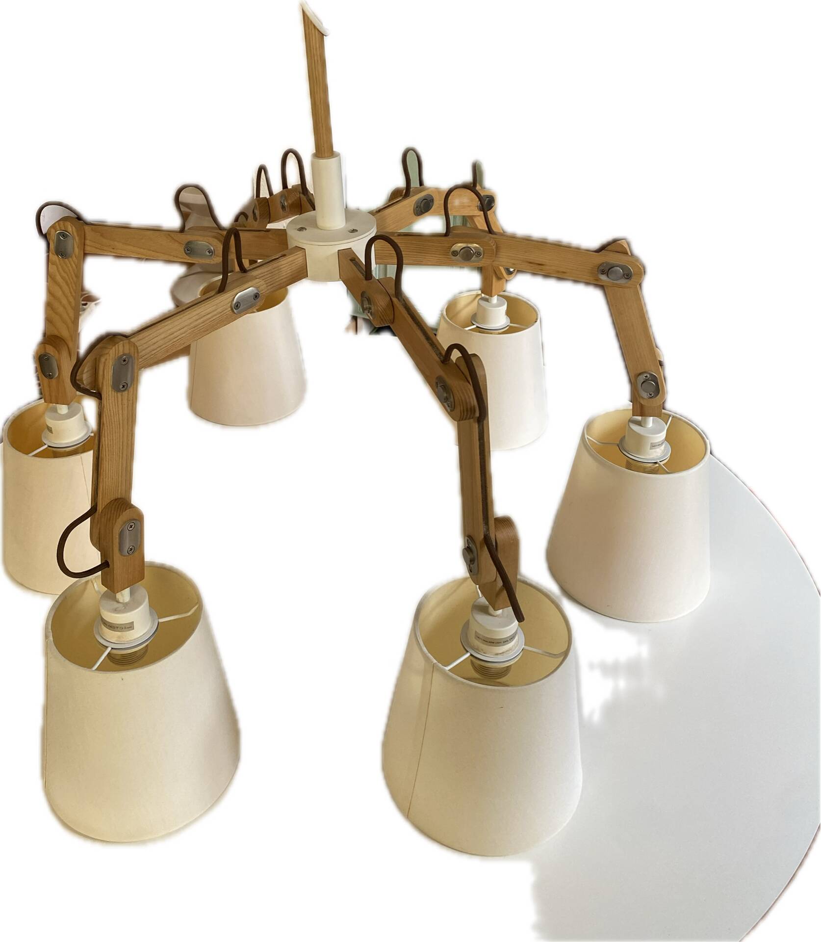 Lustre scandinave avec bras articulés