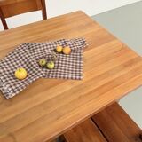 Set of table and 4 chairs, 60s mountain furniture