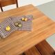 Dining table and 4 chairs, mountain furniture from the 1960s.