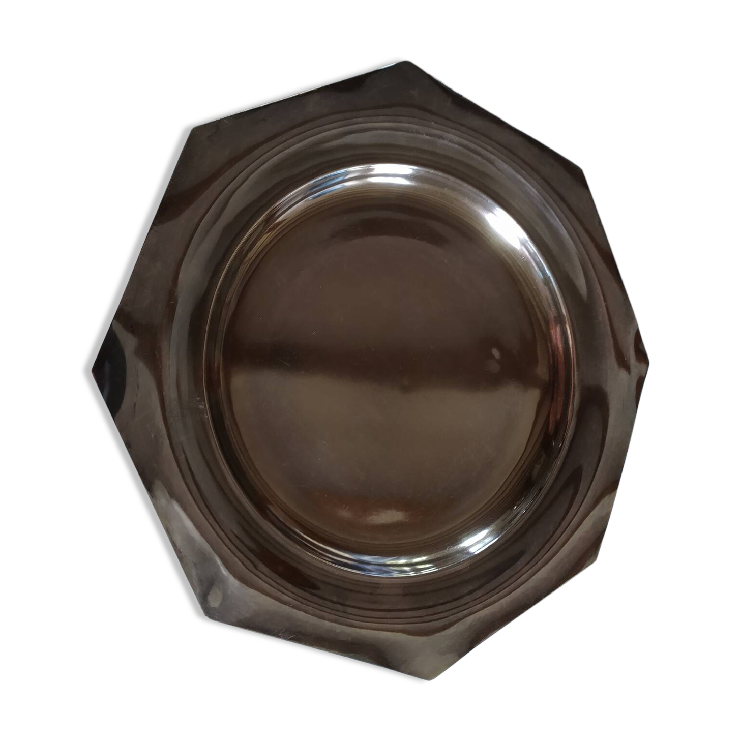 Silver-plated cake plate