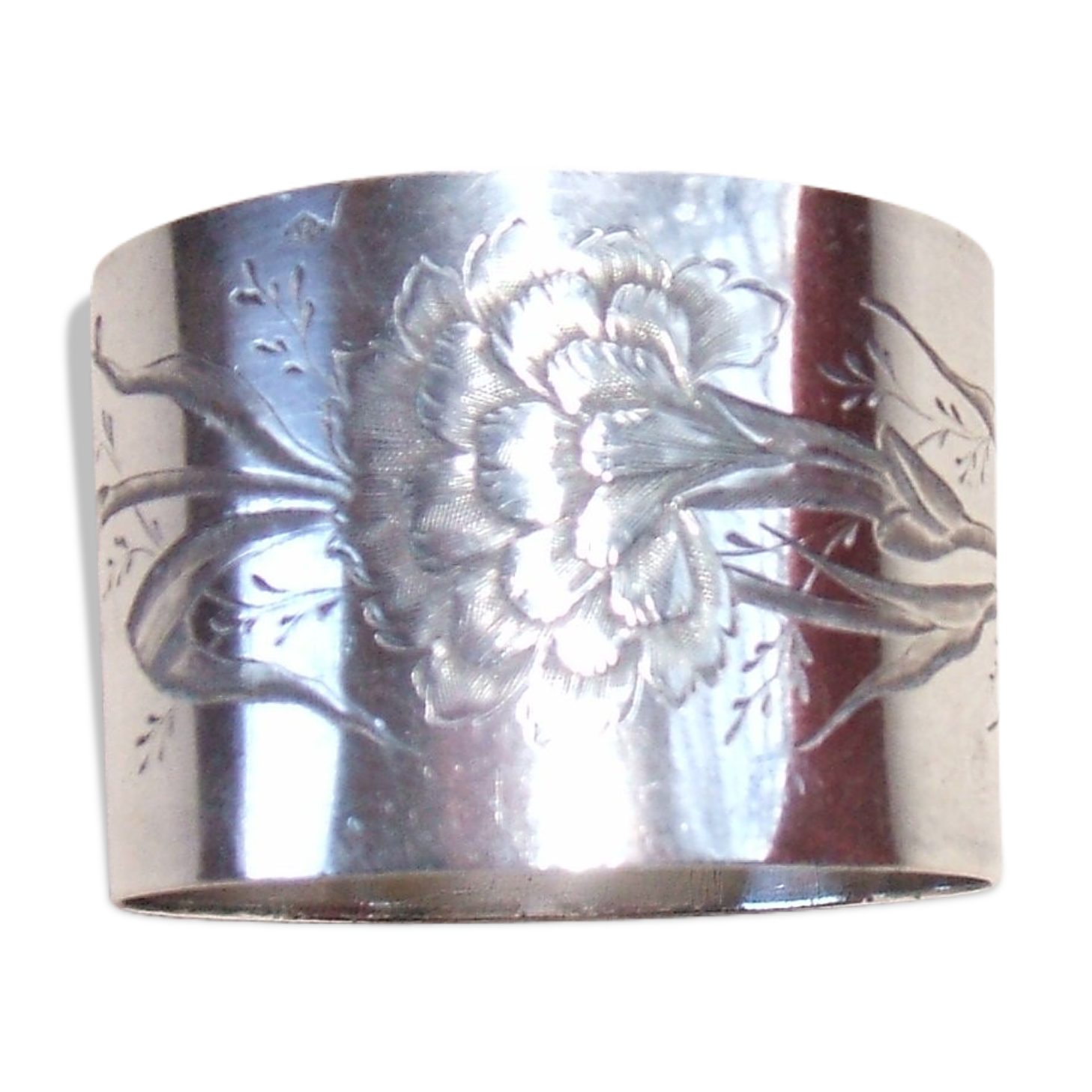 Solid silver towel ring