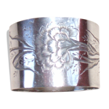 Solid silver towel ring