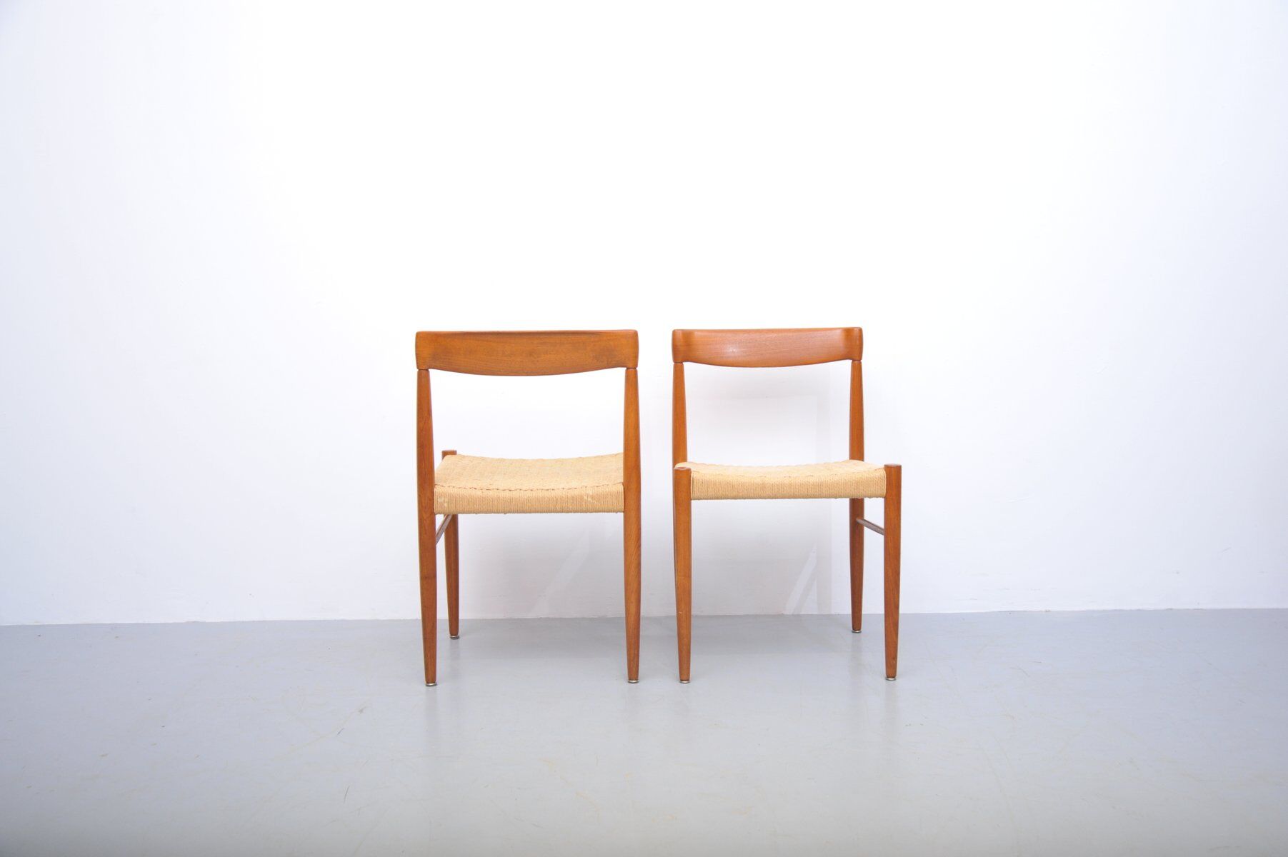 Teak chairs by H.W. Klein for Bramin, 1960s, set of 2