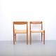 Teak chairs by H.W. Klein for Bramin, 1960s, set of 2