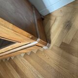 Armoire/bibliothèque noyer américain vitrée