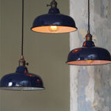 Day blind emailed midnight blue industrial lamp