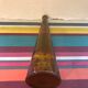 Old Bottle Glass Bottle Blown Bullé Brown Orange Vintage