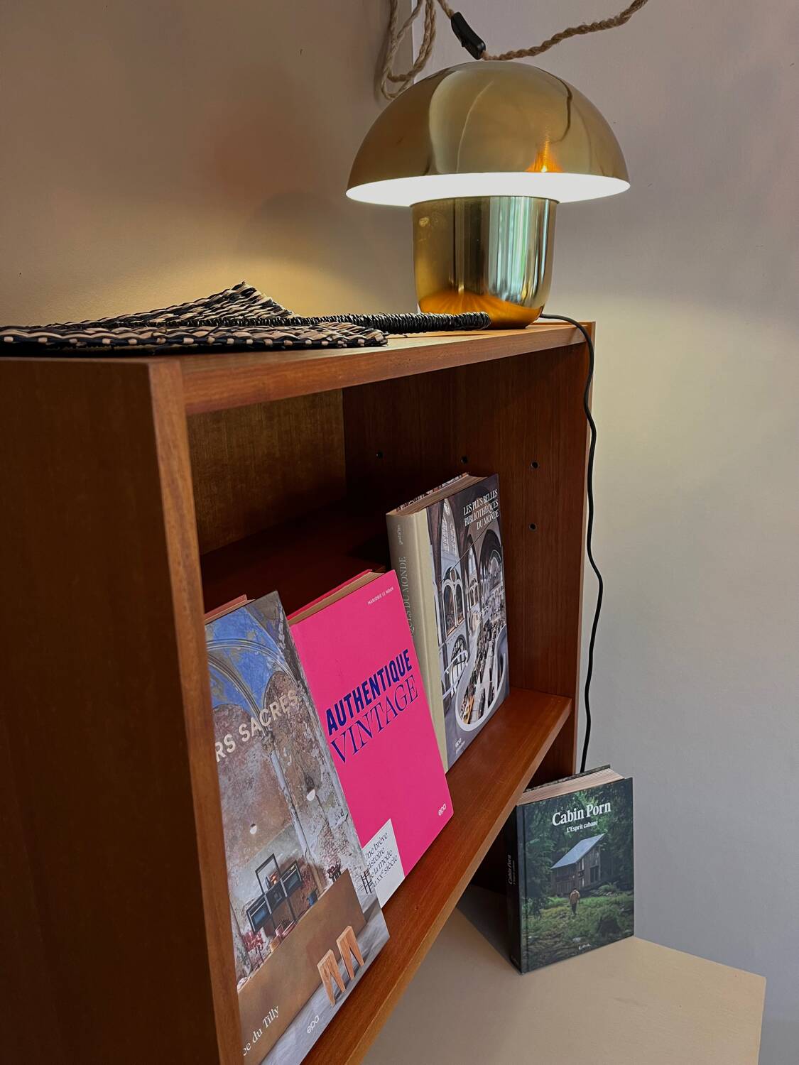 Vintage secretary cabinet