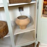 Vintage display case in Caiman green