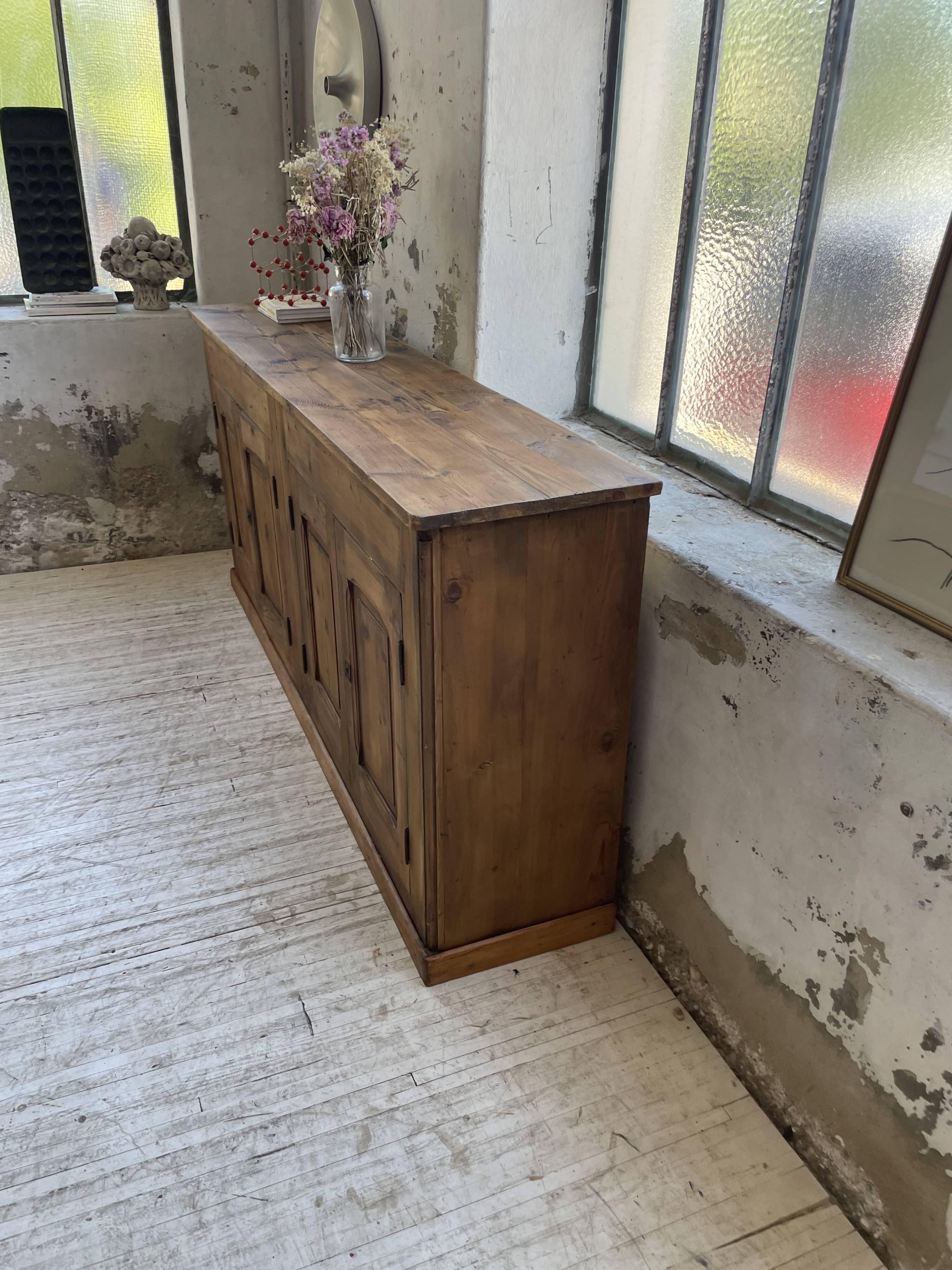 2m pine craft furniture sideboard