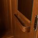 Mid-Century Walnut Wardrobe Designed by Bohumil Landsman for Jitona Soběslav, Czechoslovakia, 1960s