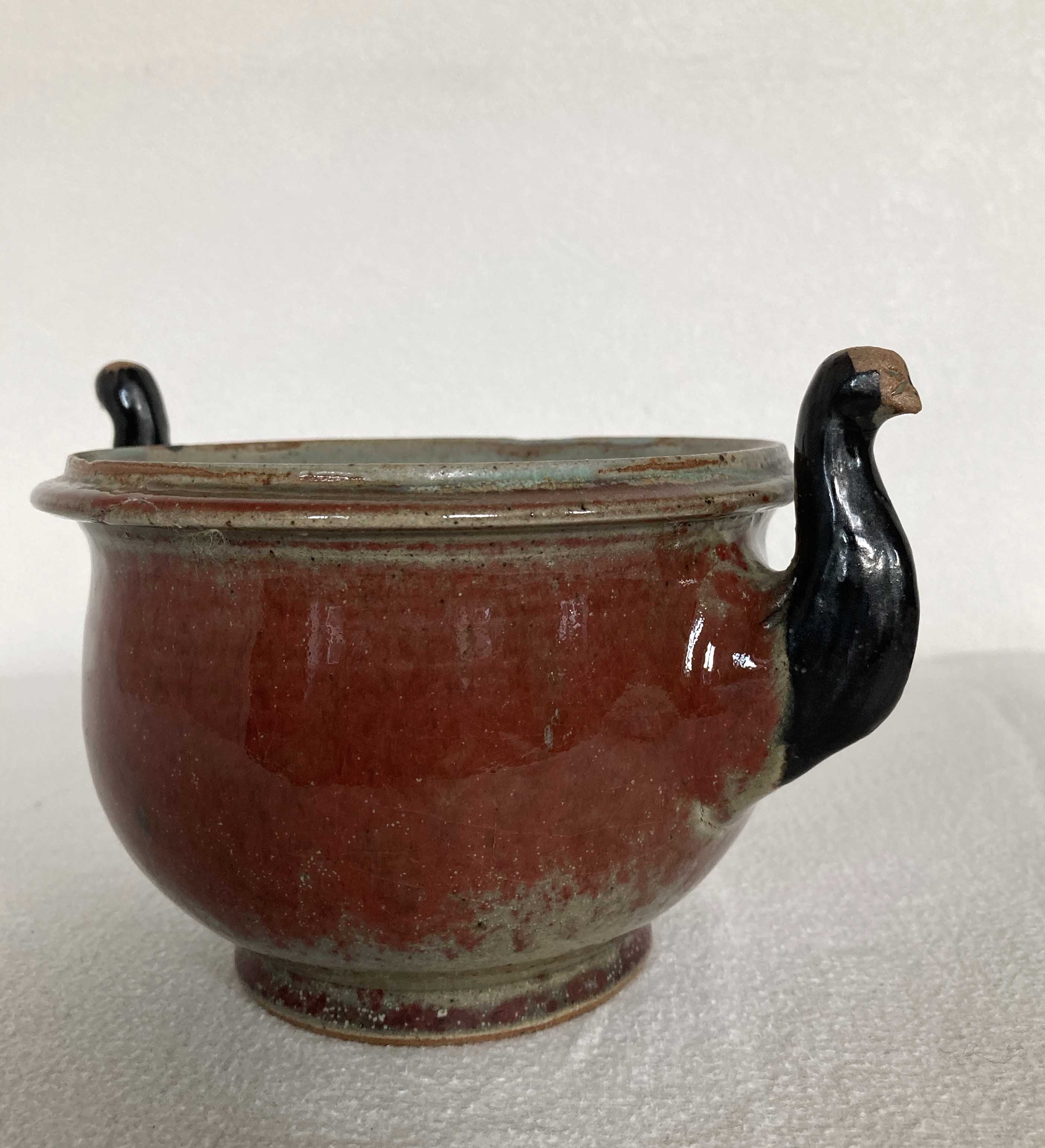 Glazed ceramic cup