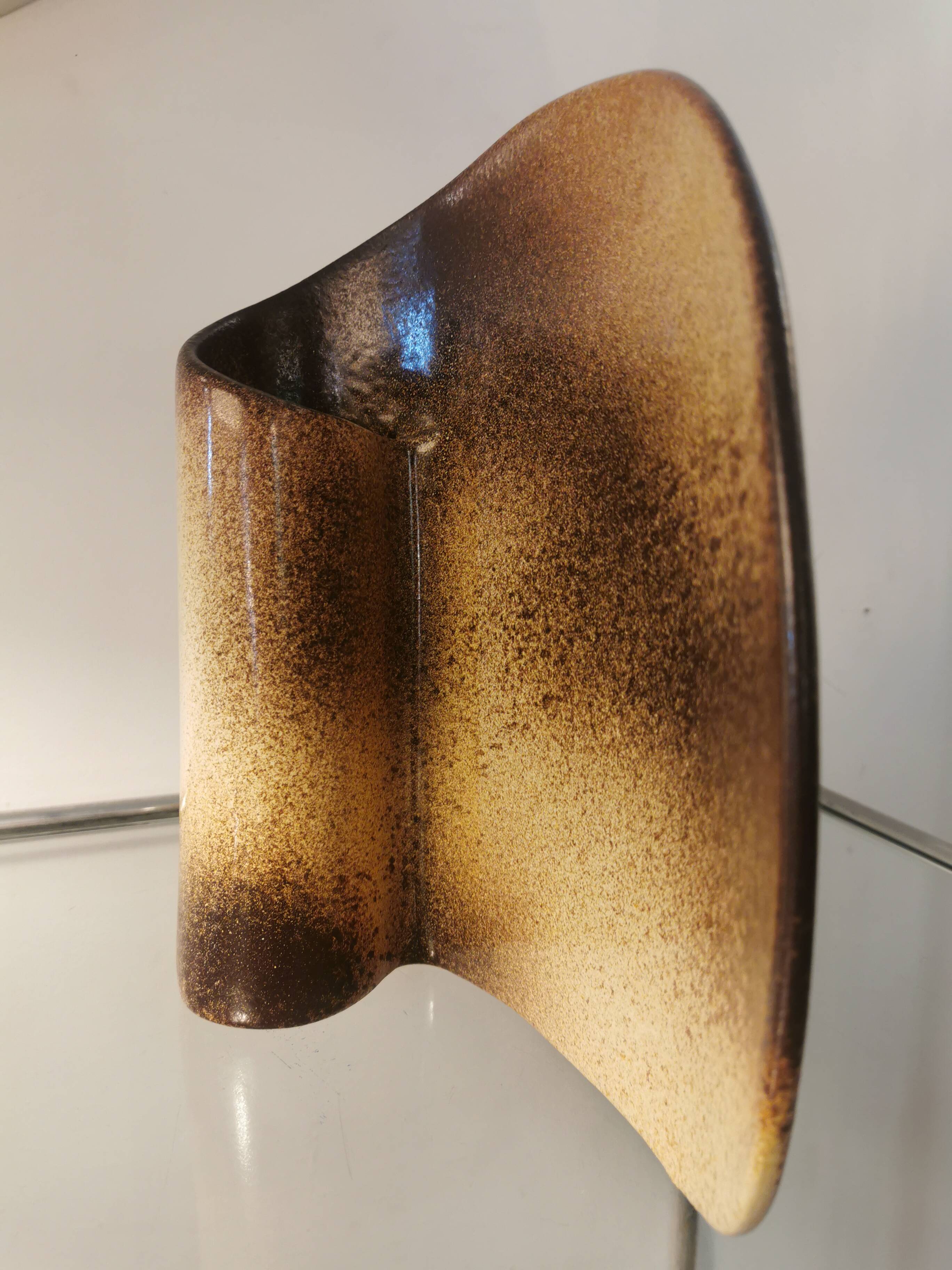 Vintage vase by Fred and Andrée Stocker, France, 1970s