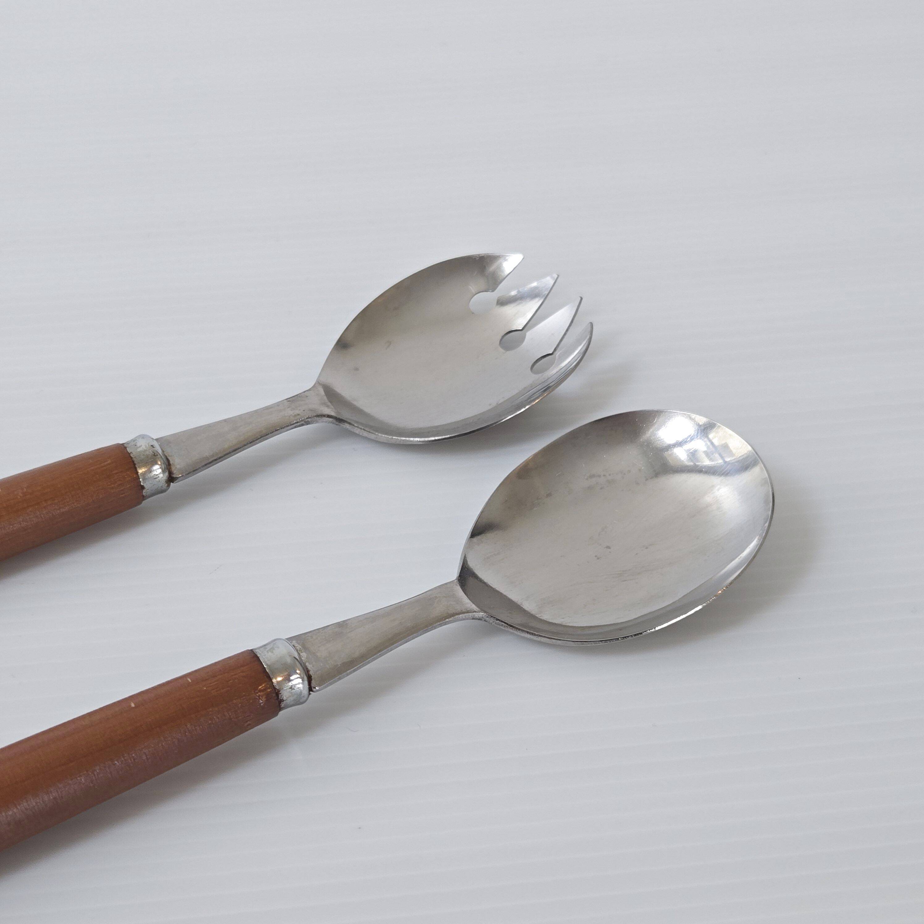 Vintage 1960s salad servers