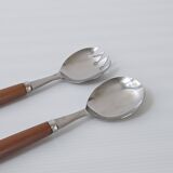 Vintage 1960s salad servers