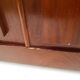 Stepped buffet in flamed mahogany veneer
