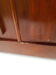 Stepped buffet in flamed mahogany veneer
