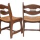 Set of 6 chairs by Guillerme and Chambron
