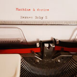 Hermes Baby S Functional Portable Typewriter