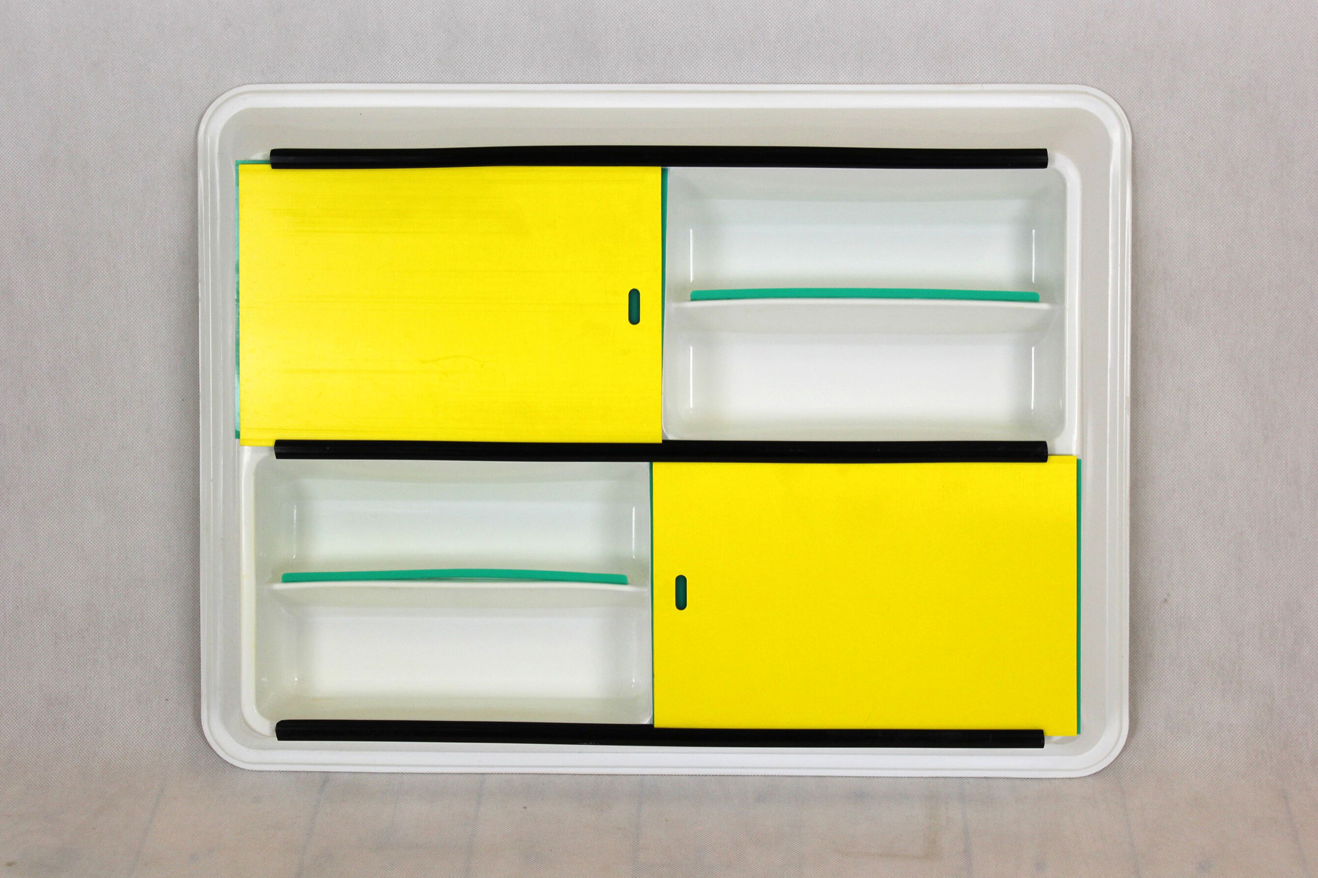 Vintage Bathroom Cabinet with Sliding Doors, 1970s