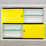 Vintage Bathroom Cabinet with Sliding Doors, 1970s