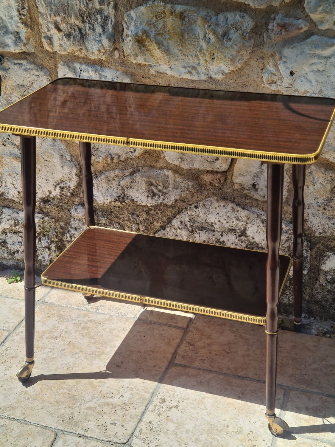 Vintage serving trolley from the 70s