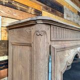 Antique oak dresser - sandblasted