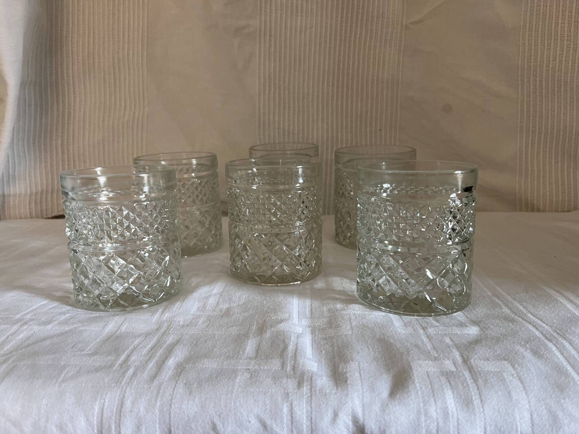 Set of 6 whisky glasses