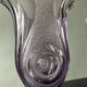 Art Deco vase Brockwitz-Germany in violet glass, signed.