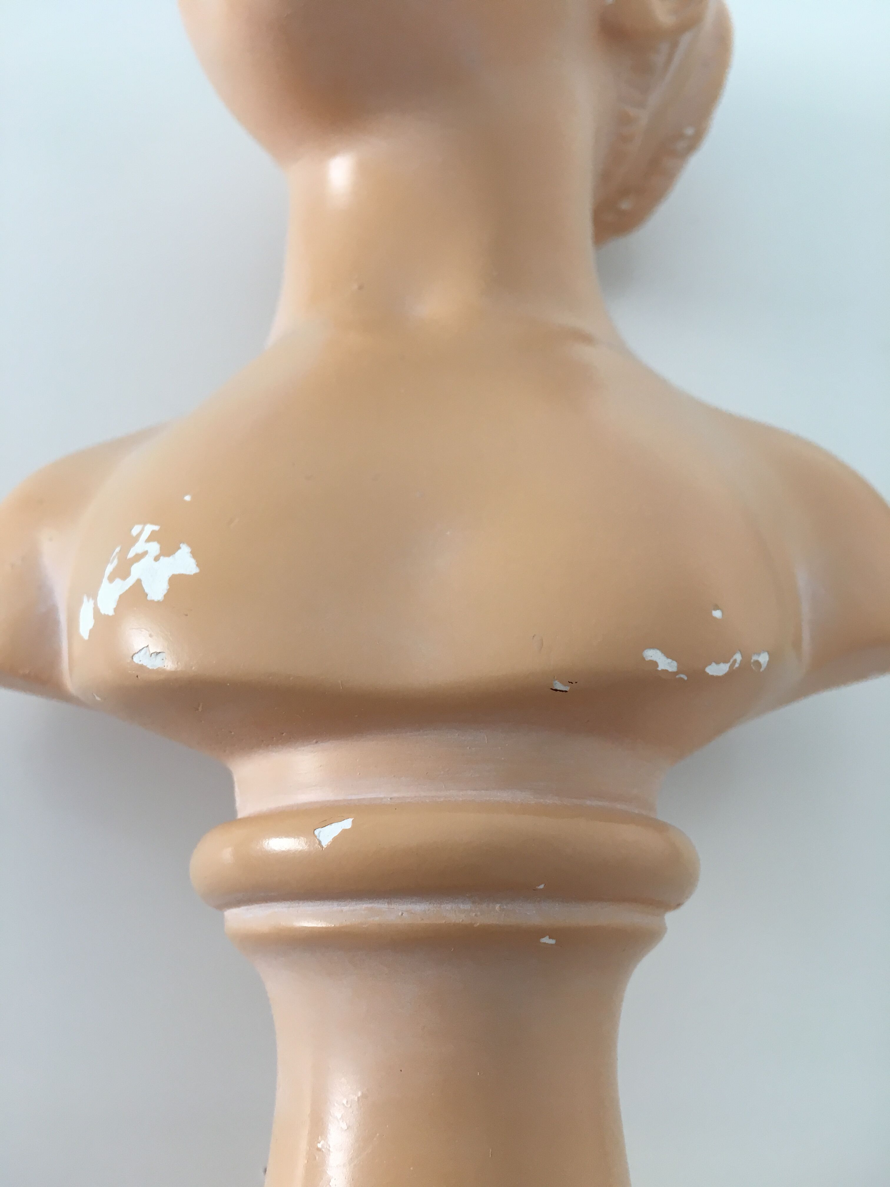 Bust plaster Louise Brongniart after Houdon