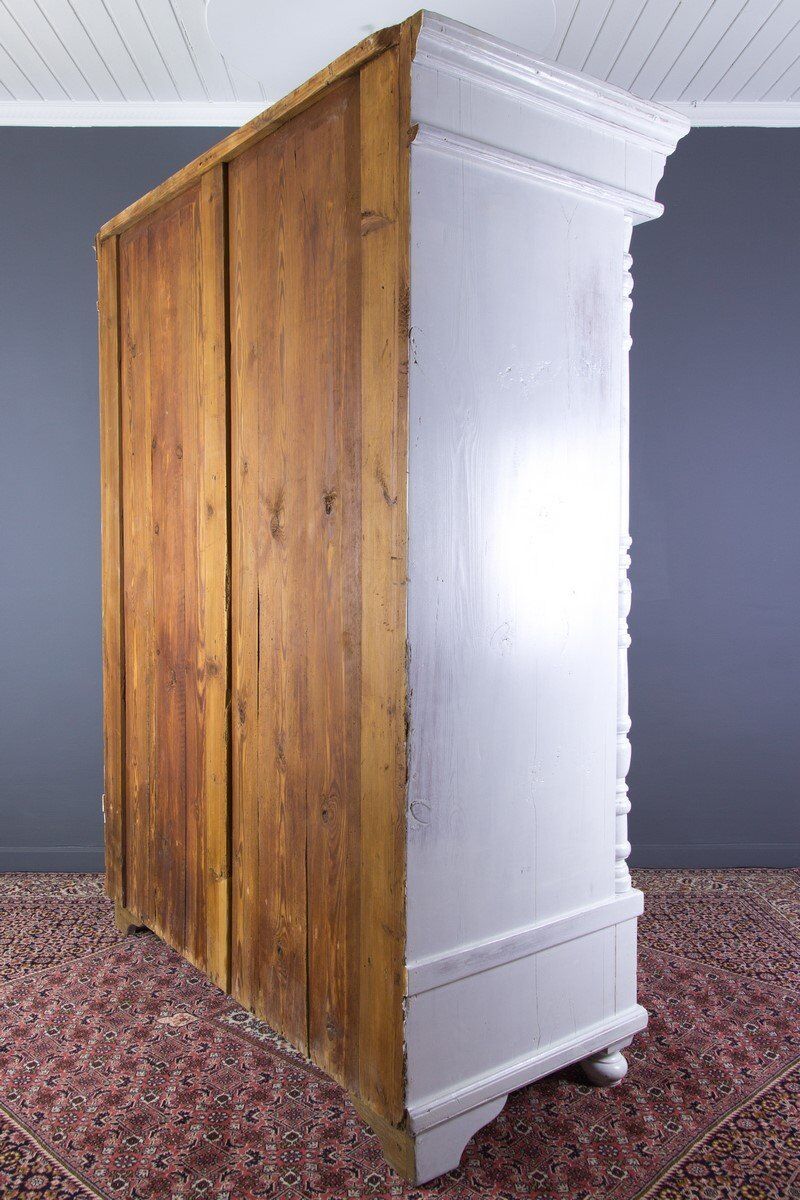 Solid pine 2-door armoire, ca. 1920s