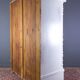 Solid pine 2-door armoire, ca. 1920s